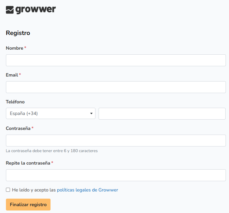 registro growwer