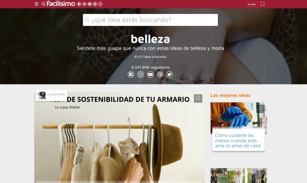 belleza facilisimo