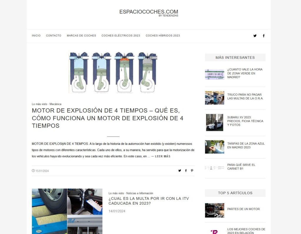 espacio coches