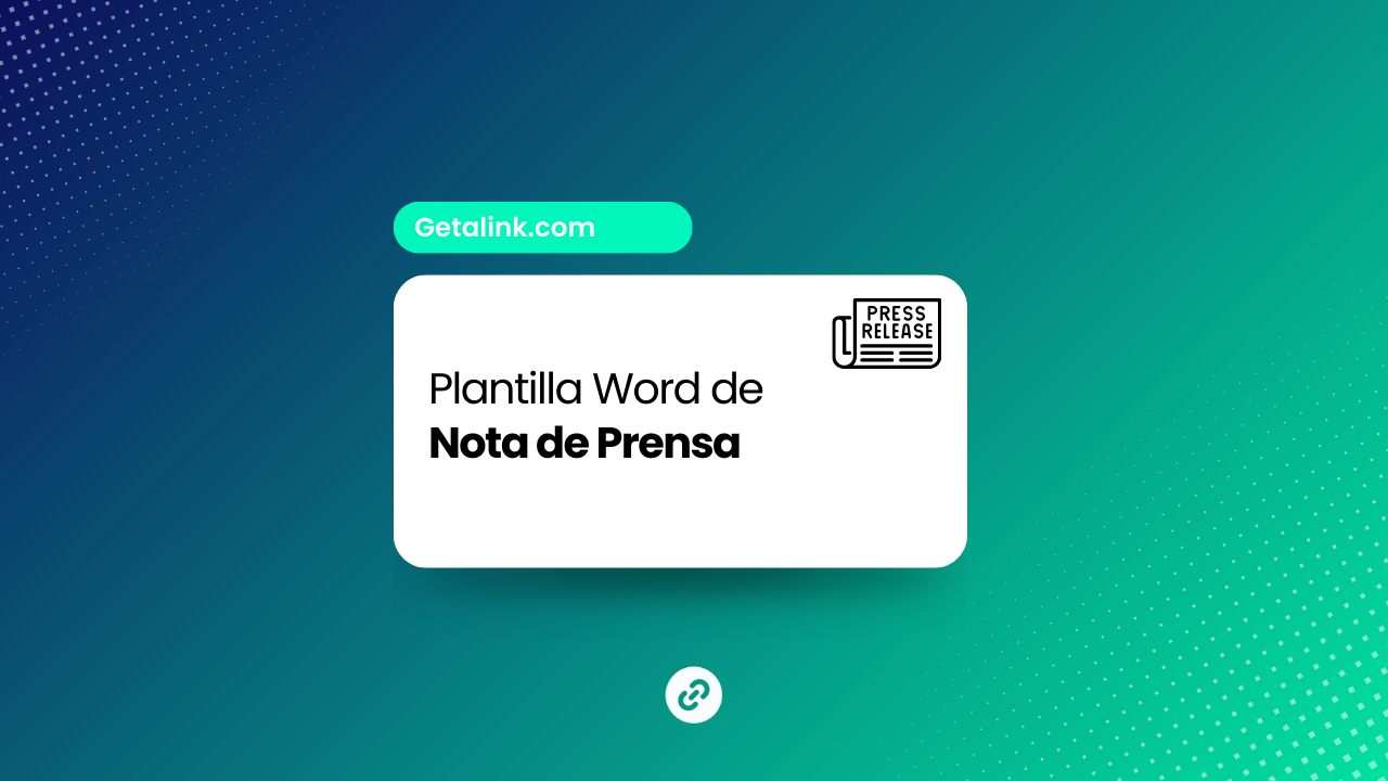 plantilla para nota de prensa