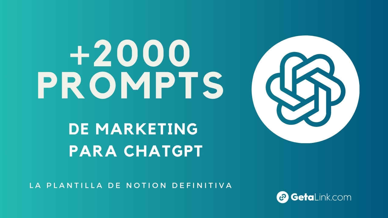 +2000 Prompts de Marketing para ChatGPT [Notion]