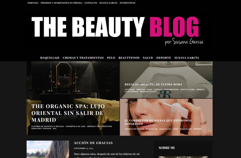 the beauty blog