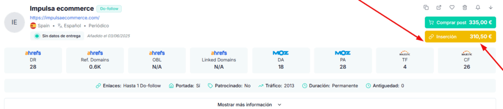 insercion de enlaces para conseguir backlinks de nicho 