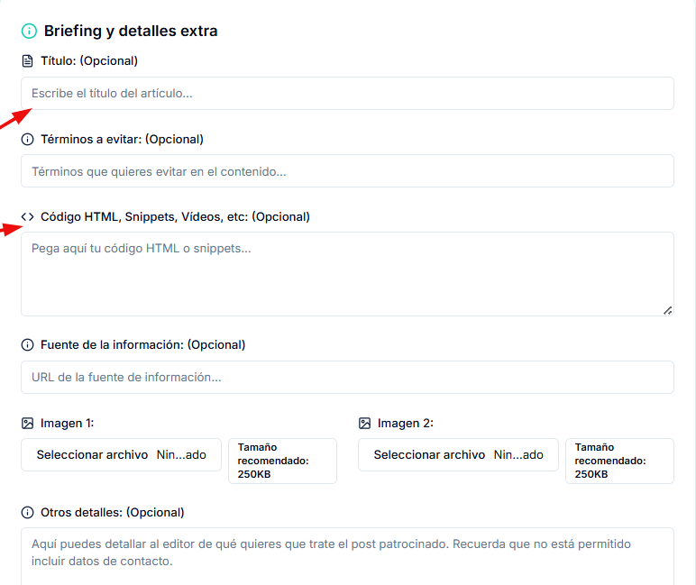 guia de getalink para hacer un pedido