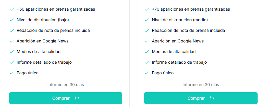 notas de prensa