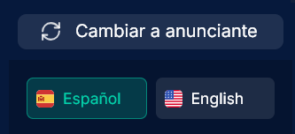 cambiar a anunciante