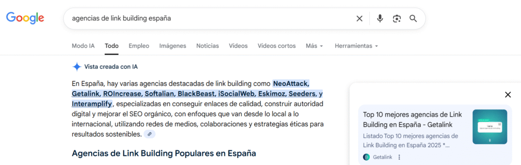 visibilidad en IA, aparece en AI Overviews