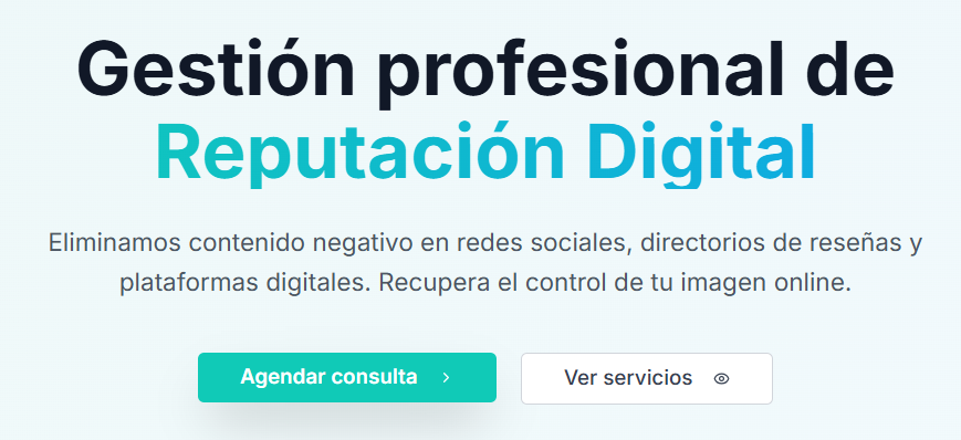 gestión de reputación online