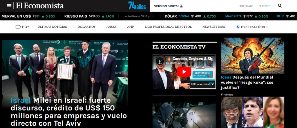 el economista argentina