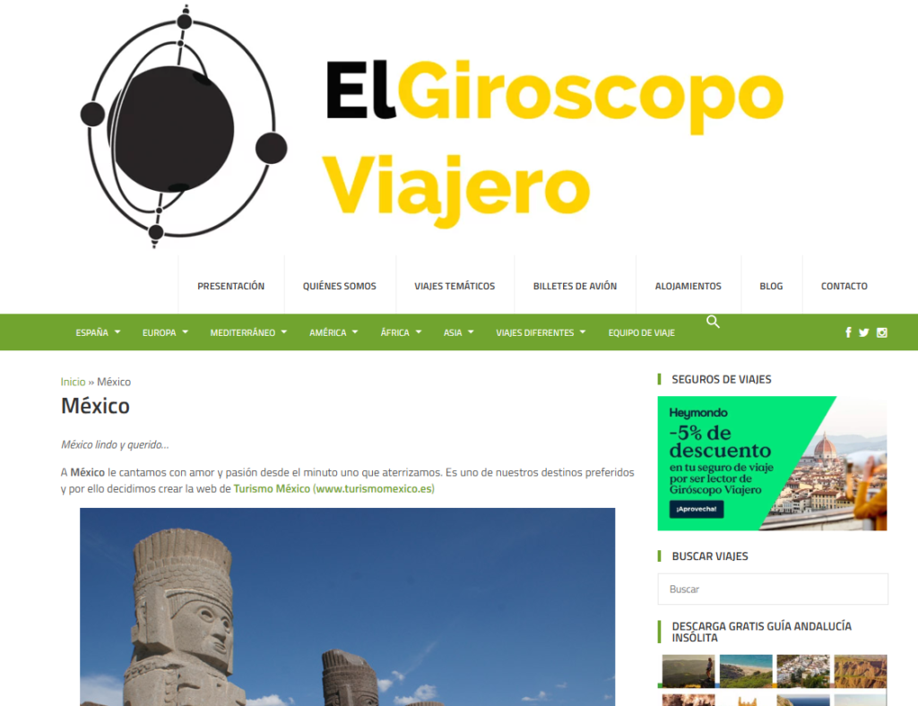 el giróscopo blog de viajes méxico