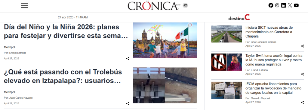 crónica de hoy