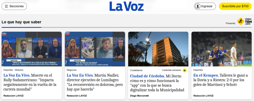 la voz periódico argentina