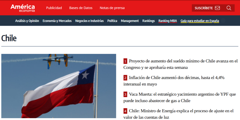 América Economía Chile