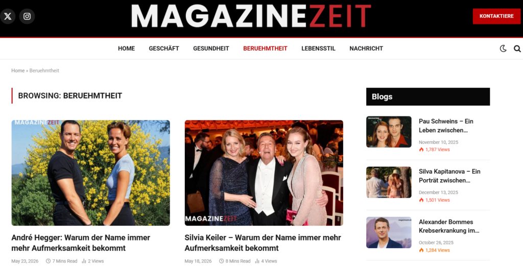 Magazine Zeit