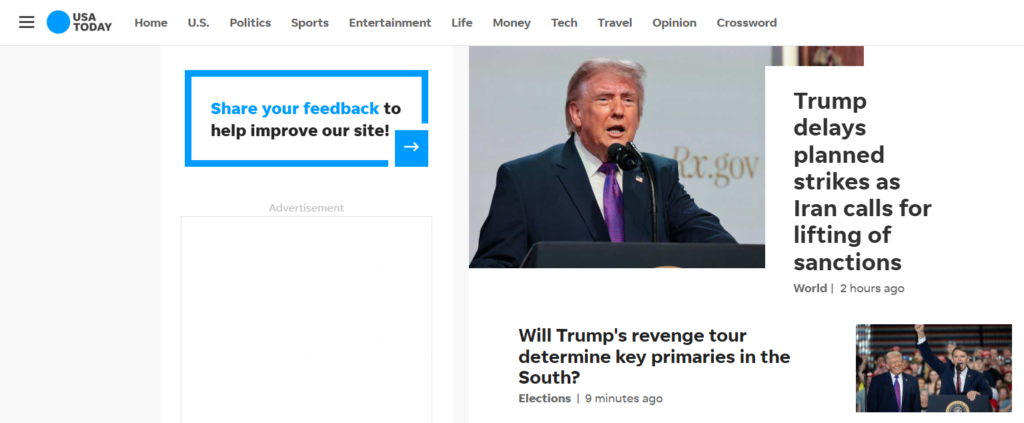 USA Today peródico donde comprar backlinks para Estados Unidos