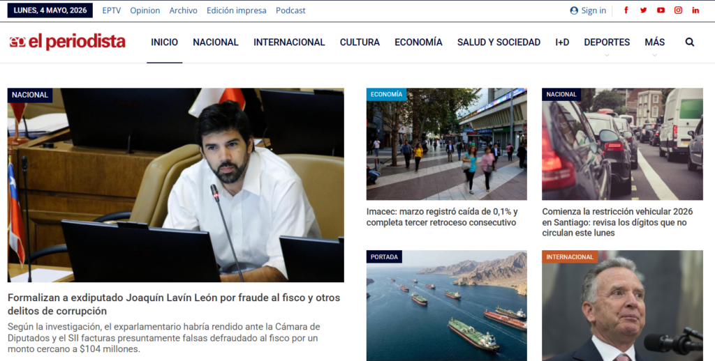 el periodista Chile