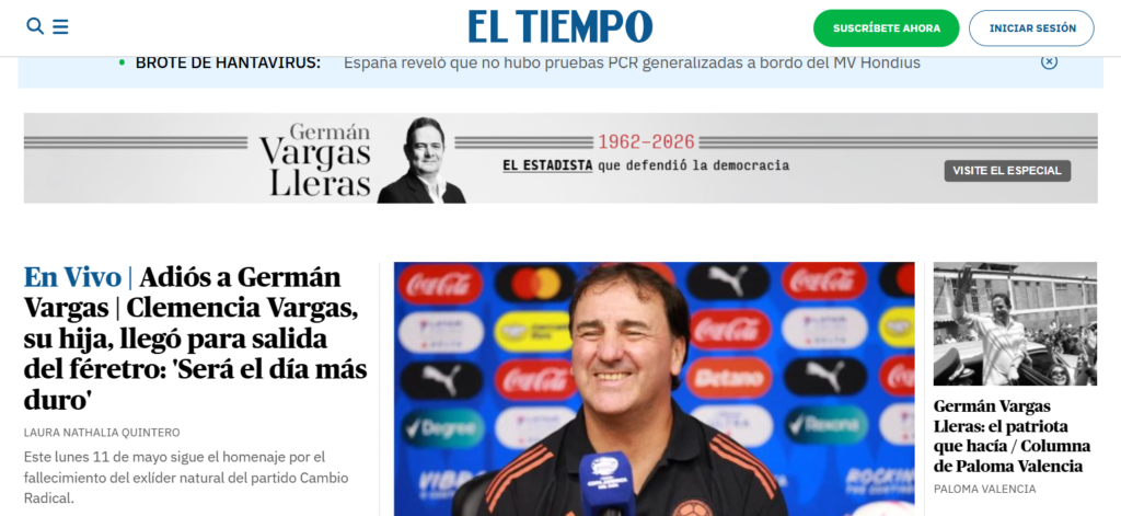 el tiempo periódico Colombia
