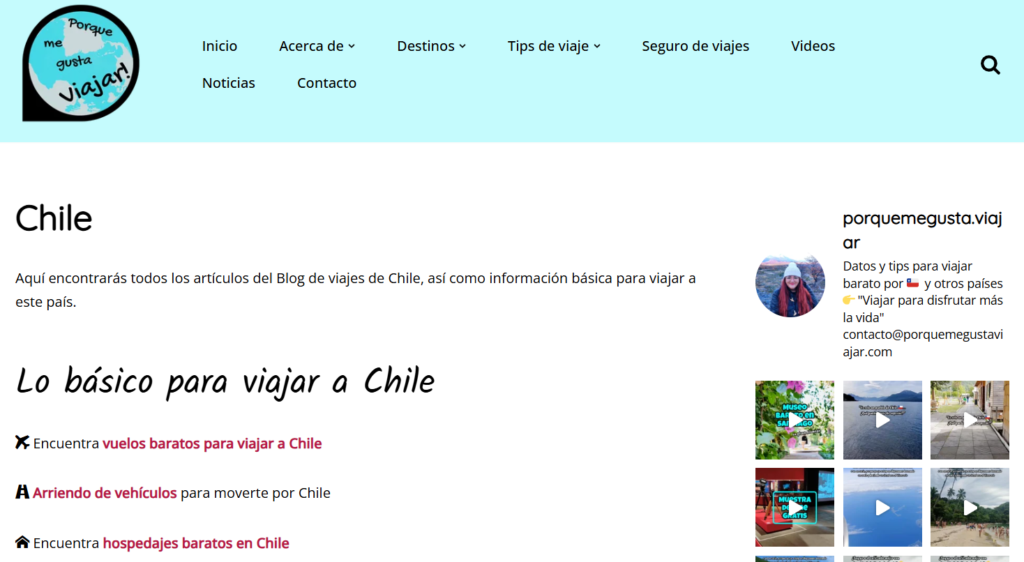 porquemegustaviajar Chile
