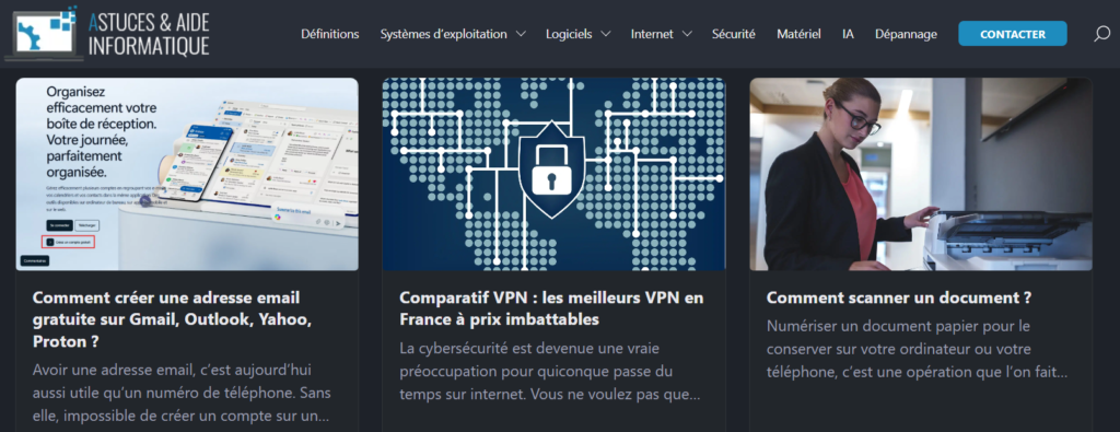 Astuces Aide Informatique