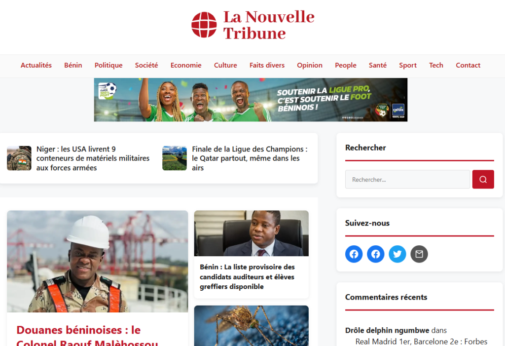 la nouvelle tribune