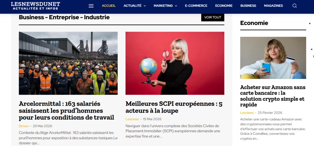 Les news dunet