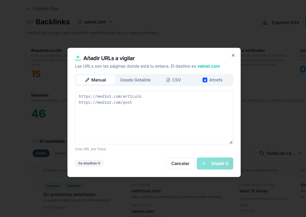 Añadir backlinks