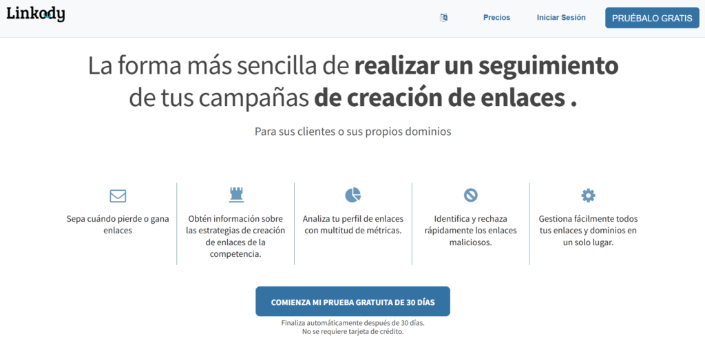 Linkody backlink manager