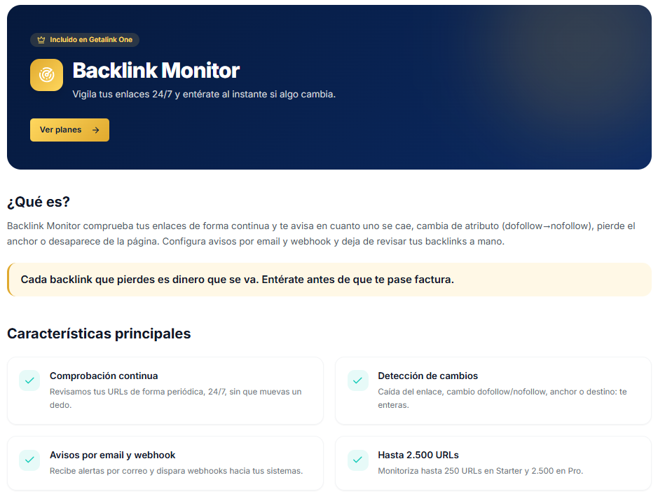 Backlink Monitor