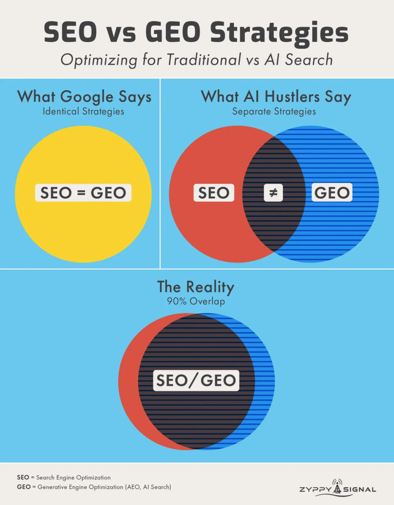 SEO bien hecho igual a GEO