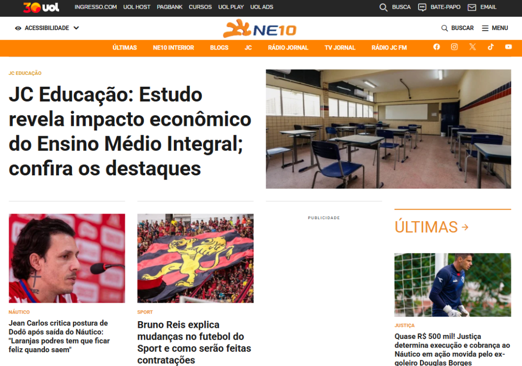 NE10 grupo UOL