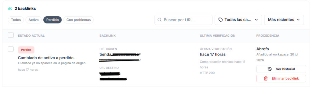 cómo se pierden los backlinks comprados y cómo recuperarlos