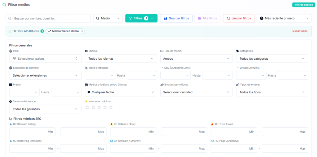 filtros para dar con los mejores enlaces para tu tienda online