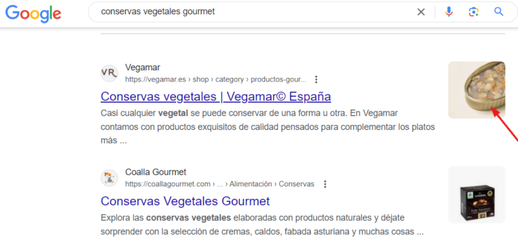 productos relacionados a esa búsqueda