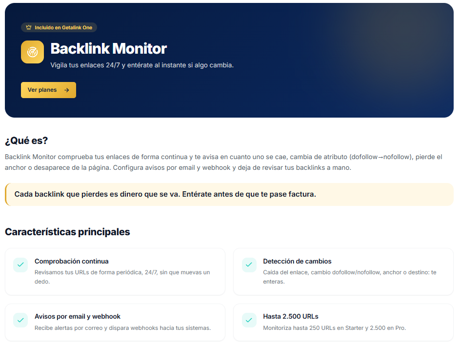 Backlink Monitor